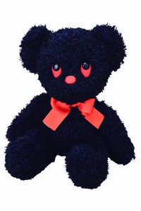 娃娃/动漫角色玩偶/毛绒玩具 黑色 毛绒玩具 熊