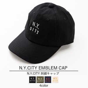 帽子 キャップ レディース メンズ NYCITY刺繍キャップ