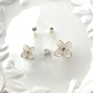 カラーフラワーセットピアス