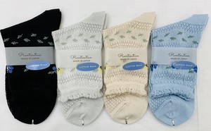 Crew Socks Socks Anemone Ladies NEW Made in Japan