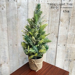 【予約販売】【2024年クリスマス】テーブルツリー 43cmサイズ ~ライト付き~