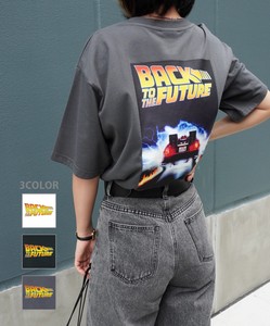 T-shirt Pudding Back to the Future Ladies' Cut-and-sew