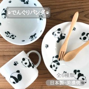 Mino ware Tableware Pottery Ramen Bowl Panda Made in Japan