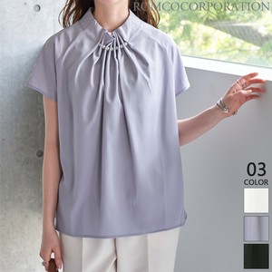 Button Shirt/Blouse Sleeveless French Sleeve 【2023NEWPRODUCT♪】