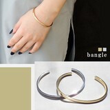 Material sliver Stainless Steel Bangle Simple 5-pcs