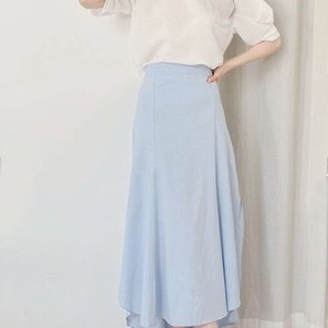 Skirt Side Slit Cotton