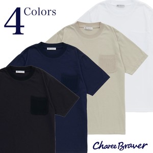 T-shirt Absorbent UV Protection Quick-Drying Pocket Made in Japan