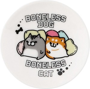 【LINE CREATORS】豆皿 ボンレス犬とボンレス猫