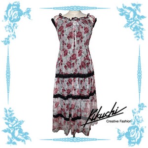 Casual Dress Mini Floral Pattern Tiered 2023 New