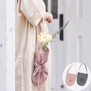 コットンツイルのフラワーバッグ（2色）／花束 切り花 買い物 プレゼント 贈り物