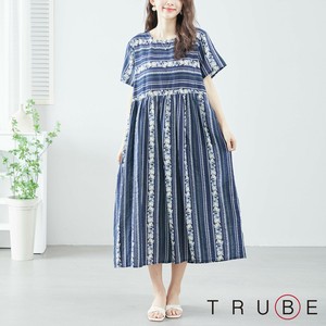 【2023新作】【M〜L】総柄ゆったりワンピース（C38-768）(5号店)FM5