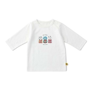 ザ・ロケット・ゴールド・スター JAM七分Tシャツ　※4SKU（オフホワイト/ベージュ、80/90）