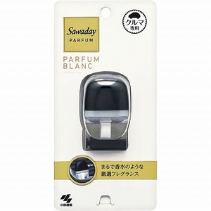 小林製薬 Sawaday〈サワデー〉クルマ専用クリップ パルファムブラン