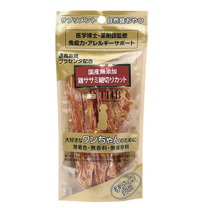 ［THB JAPAN］豚プラセンタ鶏ササミ細切りカット 40g 【犬用】