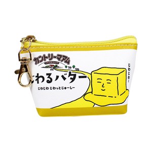 【ティーズ】三角ミニポーチ　カントリーマアムじわるバター