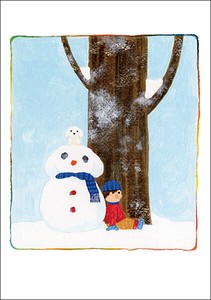 Postcard Snowman 105 x 150mm 2023 New