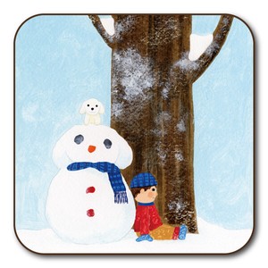 Coaster Star Snowman 90 x 90mm 2023 New