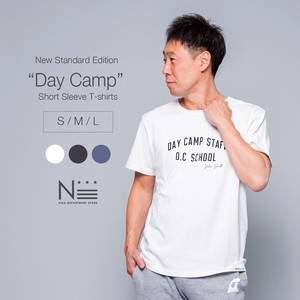 【親子お揃い】DAY CAMP 半袖Tシャツ ユニセックス S M L 3色
