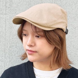 ☆特価・セール☆ コットン 無地 ハンチング 帽子 メンズ レディース