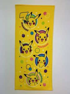 Face Towel Pikachu Character Pokemon