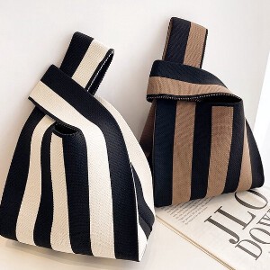 Tote Bag Stripe Mini-tote 2-colors