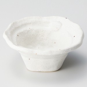 [美濃焼 食器] 白マットナデ角小付 [minoware 日本製]