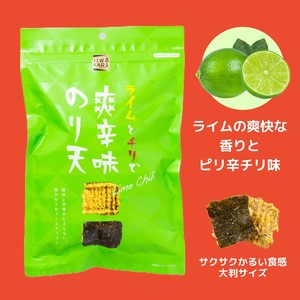 【まるか食品】ライムとチリで爽辛味のり天　60g