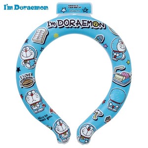 【スケーター】涼感リング M【I'm Doraemon】やさしくひんやり、28℃以下で自然凍結！