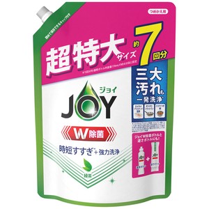ジョイ W除菌 食器用洗剤 緑茶 詰め替え 超特大 910ml