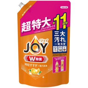 ジョイ W除菌 食器用洗剤 オレンジ 詰め替え 超特大ジャンボ 1425ml