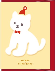 CUDDLY CHRISTMAS CARD Cat