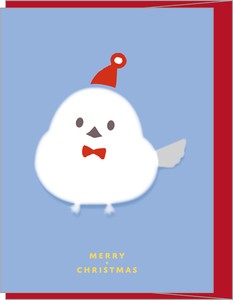 CUDDLY CHRISTMAS CARD Shimaenaga