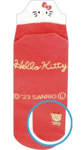 运动袜 Hello Kitty凯蒂猫 刺绣