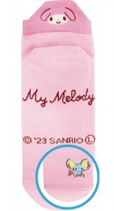 Ankle Socks My Melody Socks Embroidered