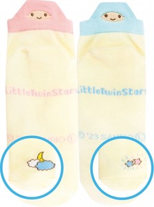キャラクター刺繍ヒールソックス キキ＆ララ フレンズ SHS028