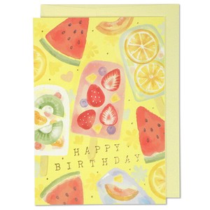 Greeting Card Candy Fruits