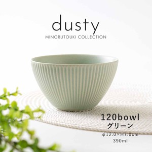 【dusty(ダスティ)】120ボウル グリーン［日本製 美濃焼 食器 鉢 ］