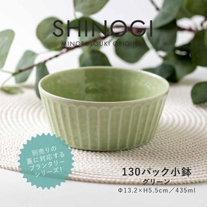 Mino ware Main Dish Bowl Plant Green Made in Japan