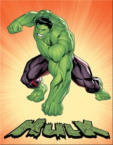 【アメリカン キャラクター】ティン サイン Marvel Hulk Geometric DE-MS2773