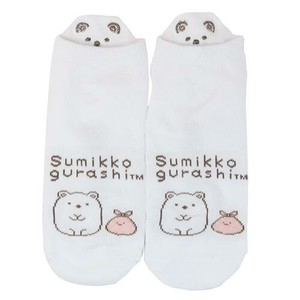 Ankle Socks Sumikkogurashi Polar Bear Socks Embroidered