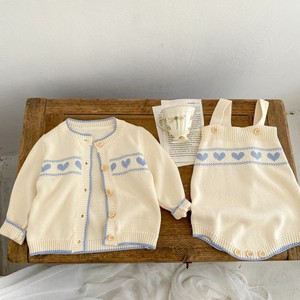 婴儿连身衣/连衣裙 罩衫/开襟衫 新生儿 针织