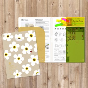 File Flower Folder Clear Made in Japan