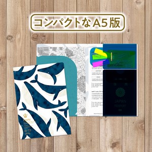 File Mini Whale A5 Folder Clear Made in Japan