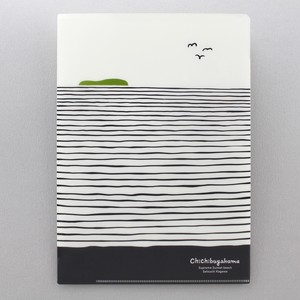 File Mini Stripe Folder A5-size Clear Made in Japan