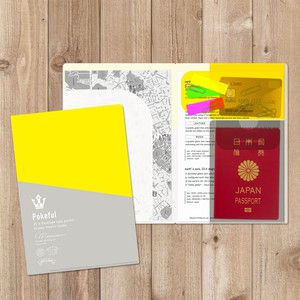 File Plastic Sleeve Bicolor A5 Lemon Multifunctional Made in Japan