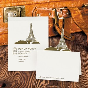 Memo Pad Eiffel Tower Made in Japan