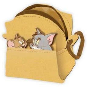 化妆包 刺绣 Tom and Jerry猫和老鼠 Marimocraft 迷你收纳袋