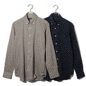Button Shirt Pudding Men's Made in Japan