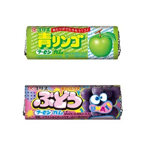 【お菓子】『フーセンガム　1箱上代￥25×40個入』<青りんご/ぶどう>