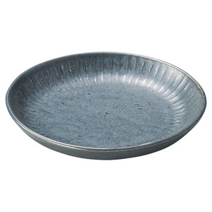 [美濃焼 食器]Sogime（削ぎ目） チタングレー 15cm取皿[日本製]